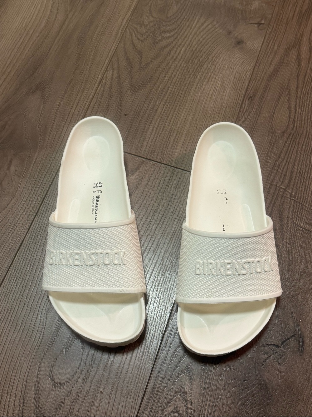 Birkenstock Barbados White Slide Slip On Women’s Size US 10